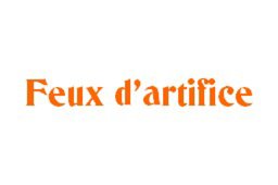 feux d'artifice